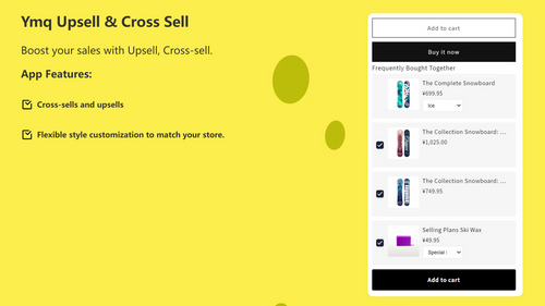 Ymq Upsell & Cross Sell