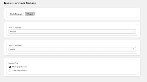 Bilinguo Order Printer Invoice