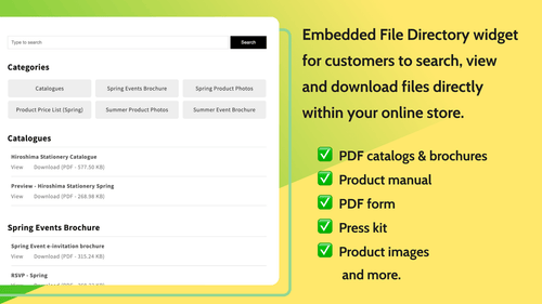 File Search Box & Download MP