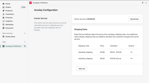 Accelpay Fulfillment