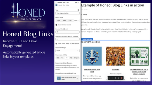 Honed: Blog Links