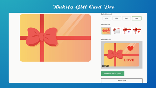 Hukify ‑ Gift Card Pro