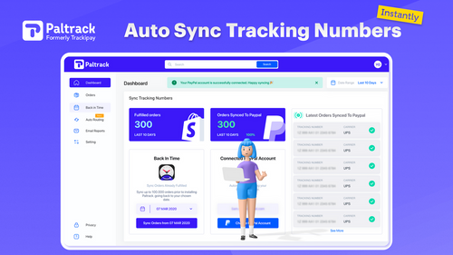 Paltrack PayPal Tracking Sync