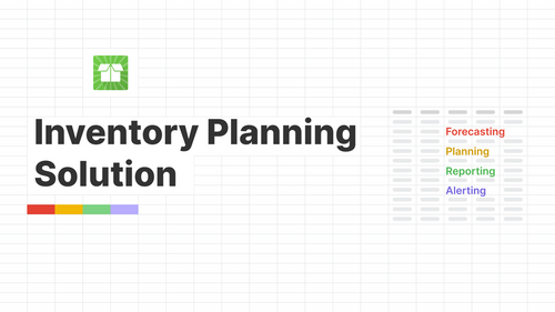 Inventory Planner by Mipler