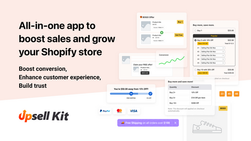 Upsell App: BOGO, Bundles, 30+