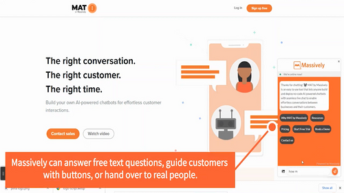 Massively Live Chat & Chatbots