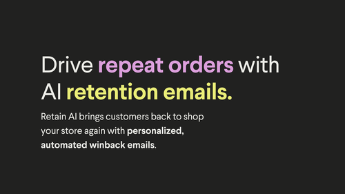 Retain AI: Winback emails