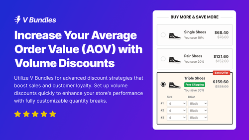 V Bundles ‑ Quantity Breaks