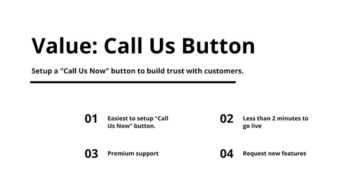 Value: Call Us Button