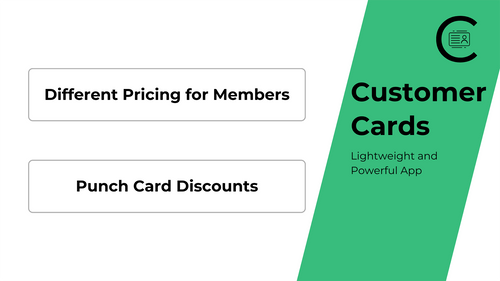 CustomerCards: Member discount