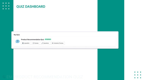 EM Product Recommendation Quiz