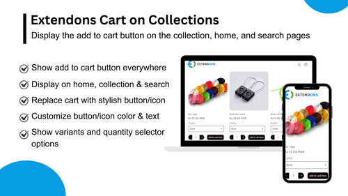 Extendons Cart on Collections