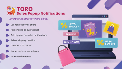 TORO Sales Popup Notifications