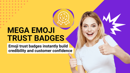 Mega Emoji Trust Badges