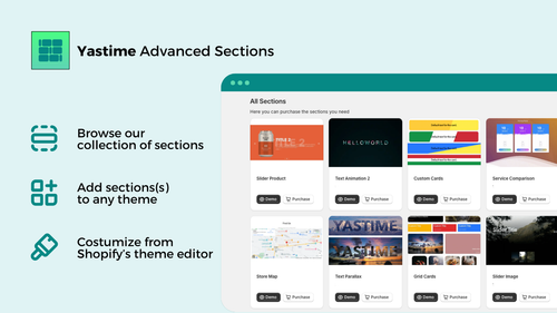 Yastime Advanced Sections