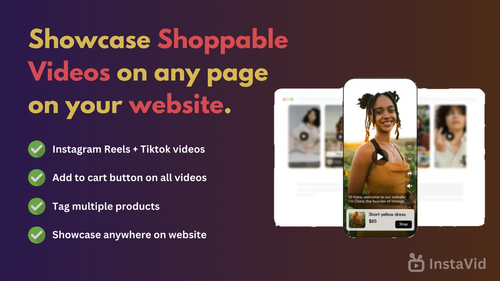 Shoppable Videos + Insta Reels