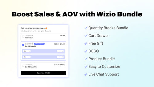 Wizio Bundle ‑ Quantity Breaks