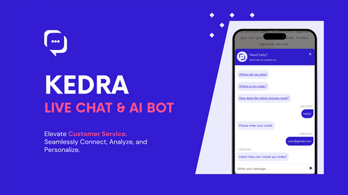 Kedra Live Chat & AI Chatbot