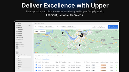 Upper Delivery Route Planner