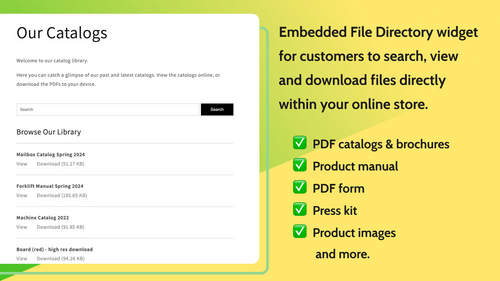 File Search Box & Download MP