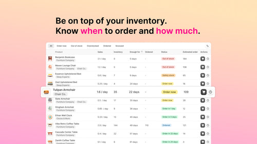 Sensible Inventory Forecasting