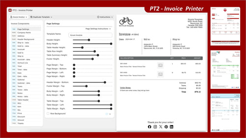 PT2 ‑ Invoice Printer