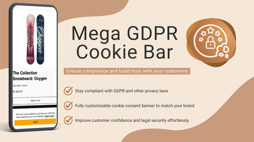 Mega GDPR Cookie Bar