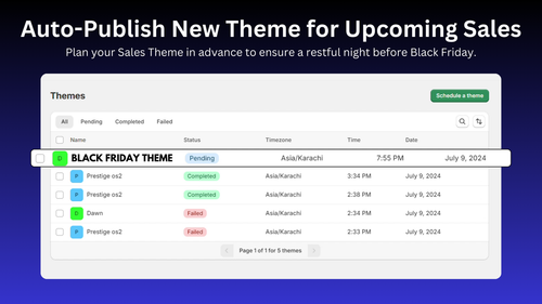 Theme Scheduler Pro ‑ Salesy