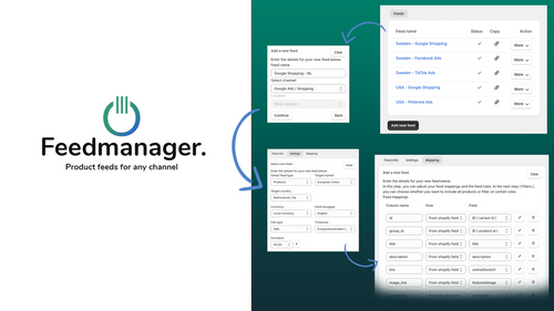 Feedmanager ‑ Shopping Feeds