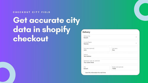 Checkout CitySelect