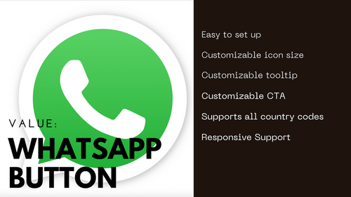 Value: Whatsapp Button Chat