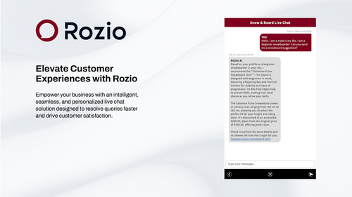 Rozio AI Live Chat