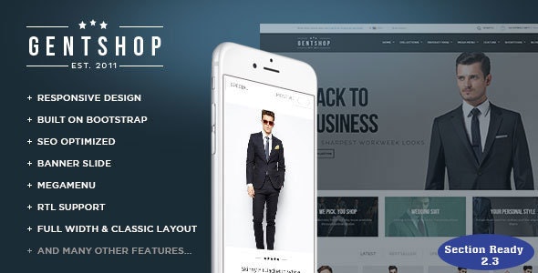 Ap Gentshop - Shopify Responisive Theme