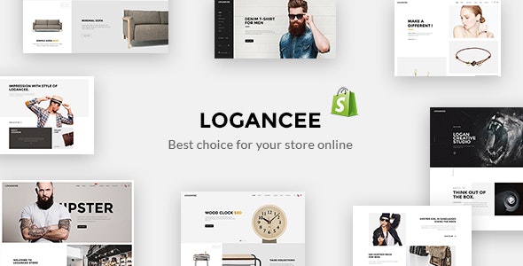 Logancee – Plantilla adaptable para comercio electrónico de Shopify