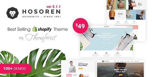 Hosoren - Responsive Shopify Theme (Sections Ready)