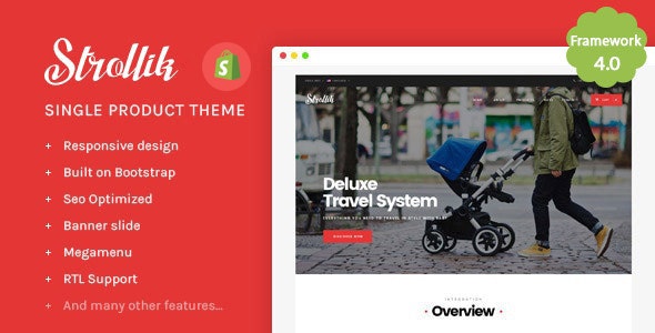 Ap Strollik - Flexible Single Product E-commerce Shopify Theme