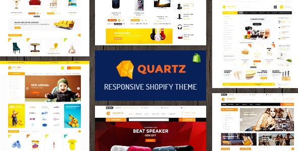 Quartz: un tema de Shopify verdaderamente multiconceptual