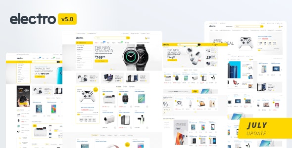 Electro 5.0 - Gadgets &amp; Digital Responsive Shopify Theme