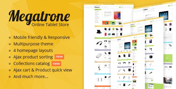 Megatrone - Responsive Shopify theme