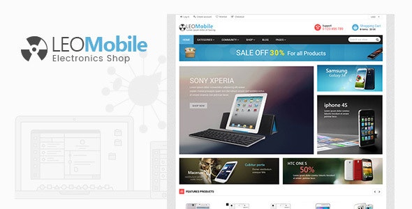 Tema de Shopify para dispositivos móviles