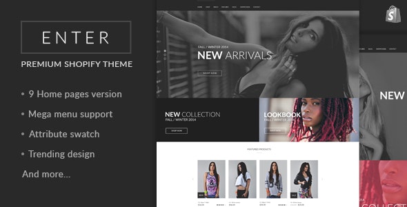 JMS Enter - Tema adaptable de Shopify