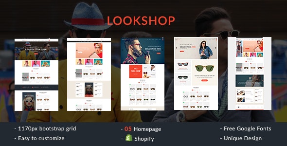 Lookshop - Tema adaptable de Shopify