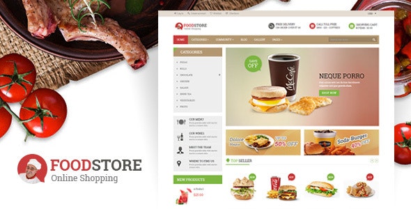Foodstore Responsive Shopify Theme