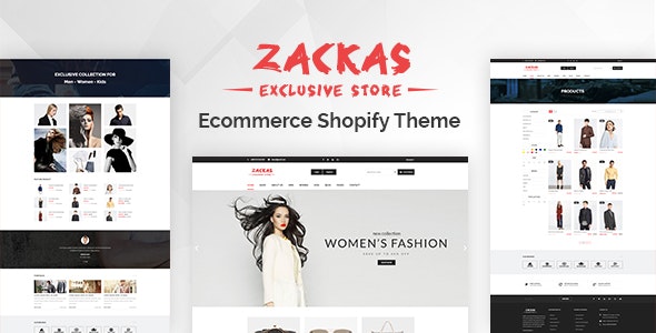 Zackas - Tema adaptable de Shopify