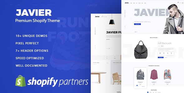 Javier - Tema premium de Shopify