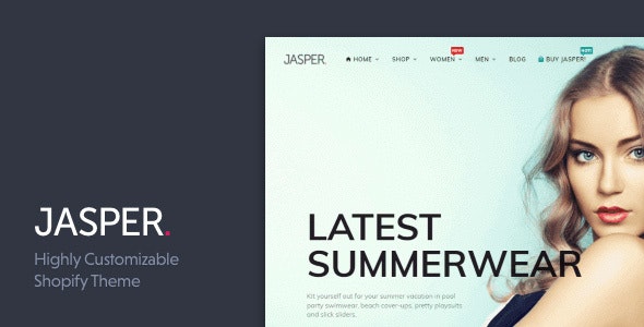 Jasper - Sectioned Drag&amp;Drop Shopify Theme
