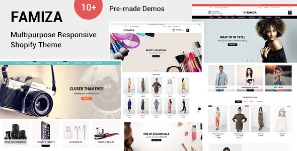 Famiza - Multipurpose Shopify Sections Theme