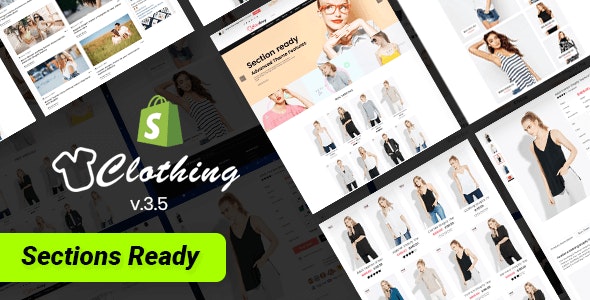 Clothing – Multipurpose Fashion Drag &amp; Drop Sections Shopify Theme