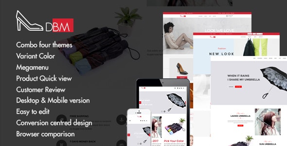 Dbm - Responsive Shopify Theme (Sections Ready)