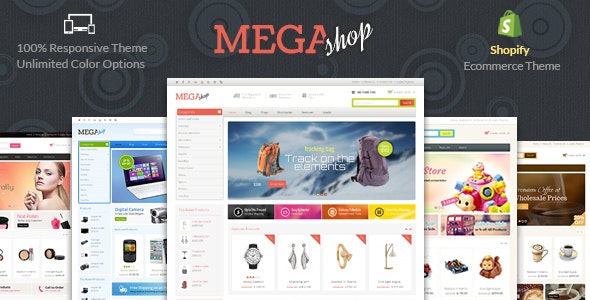 Mega Shop - Tema multipropósito de Shopify con secciones